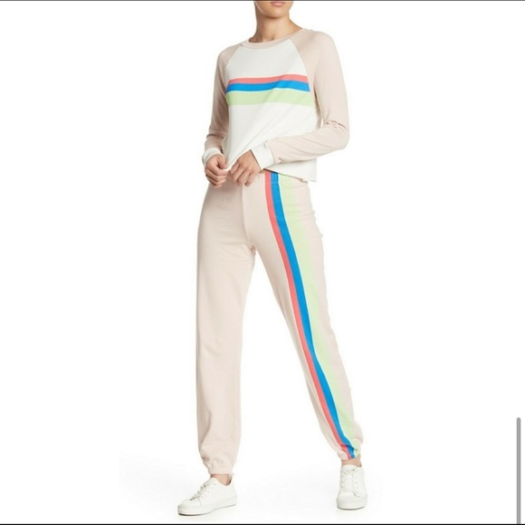 NWT Wildfox Striped Sweatpants size XS - Picture 5 of 5